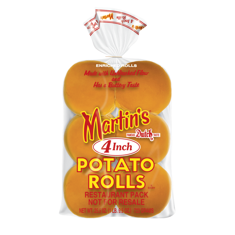 Martin`s Famous Potato Rolls 4 inch